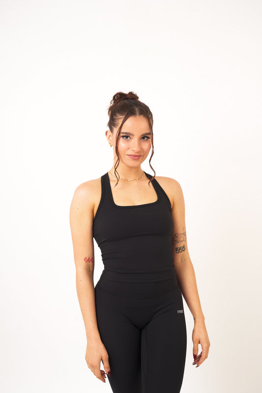 Black Racer Top - Kira