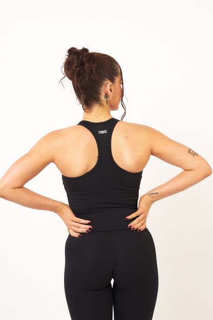 Black Racer Top - Kira