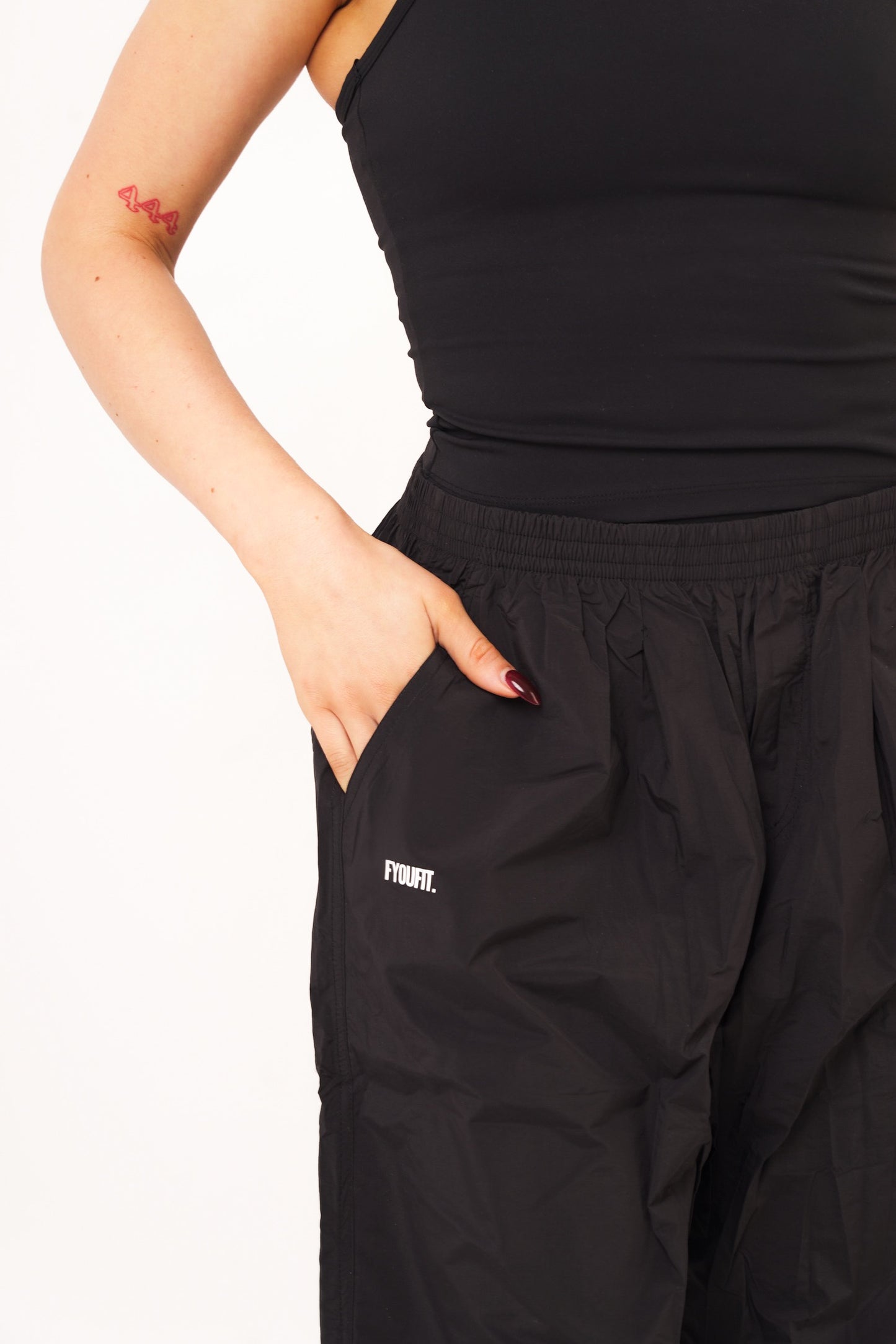 Black Cargo Bottoms - Molly