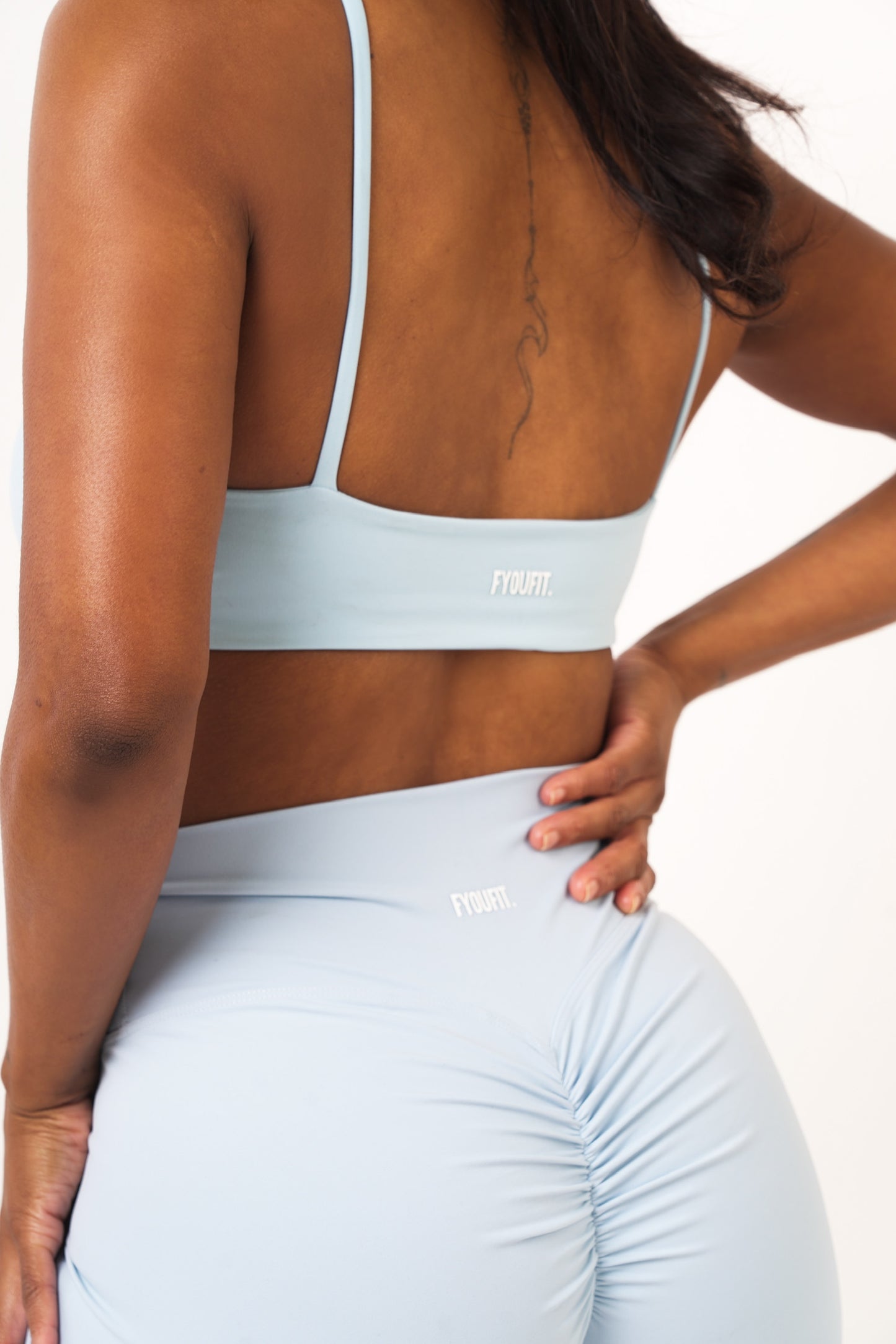 Baby Blue Cropped Top - Emily