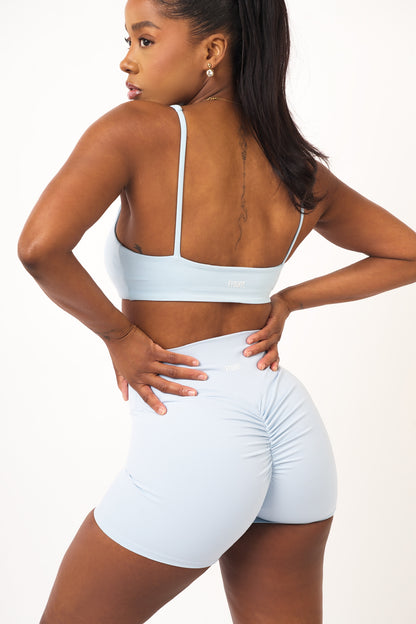 Baby Blue Scrunch Bum Short - Emily