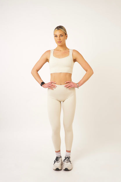 Cream Leggings - Jade