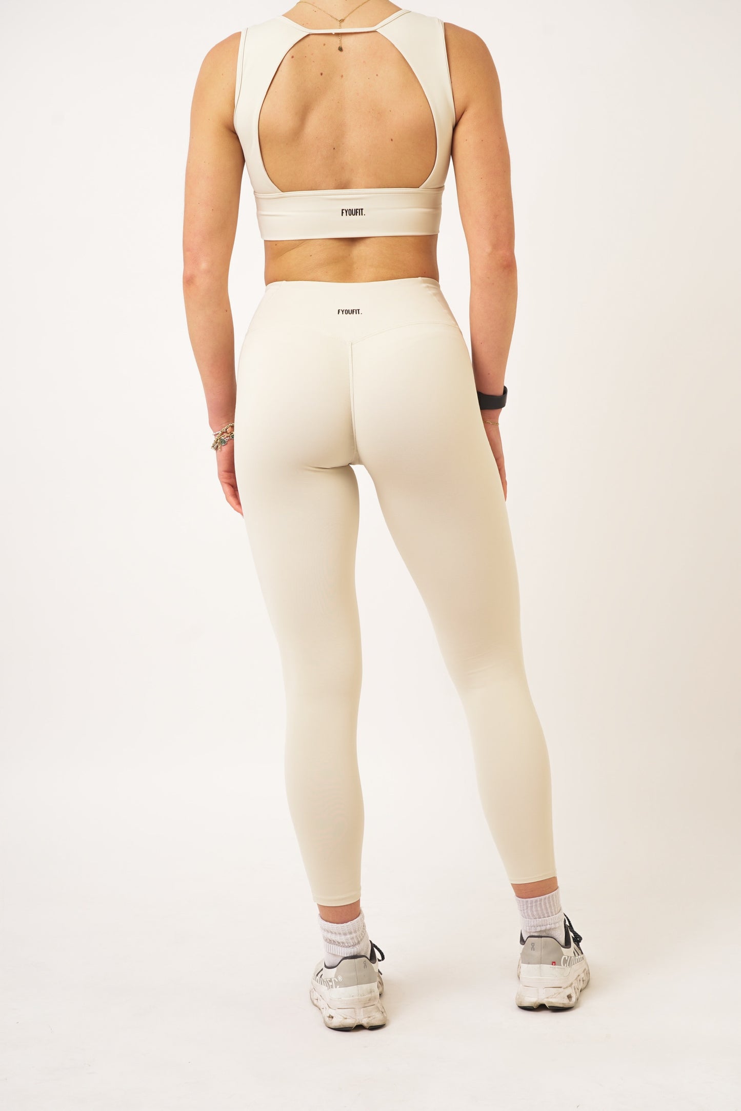 Cream Leggings - Jade